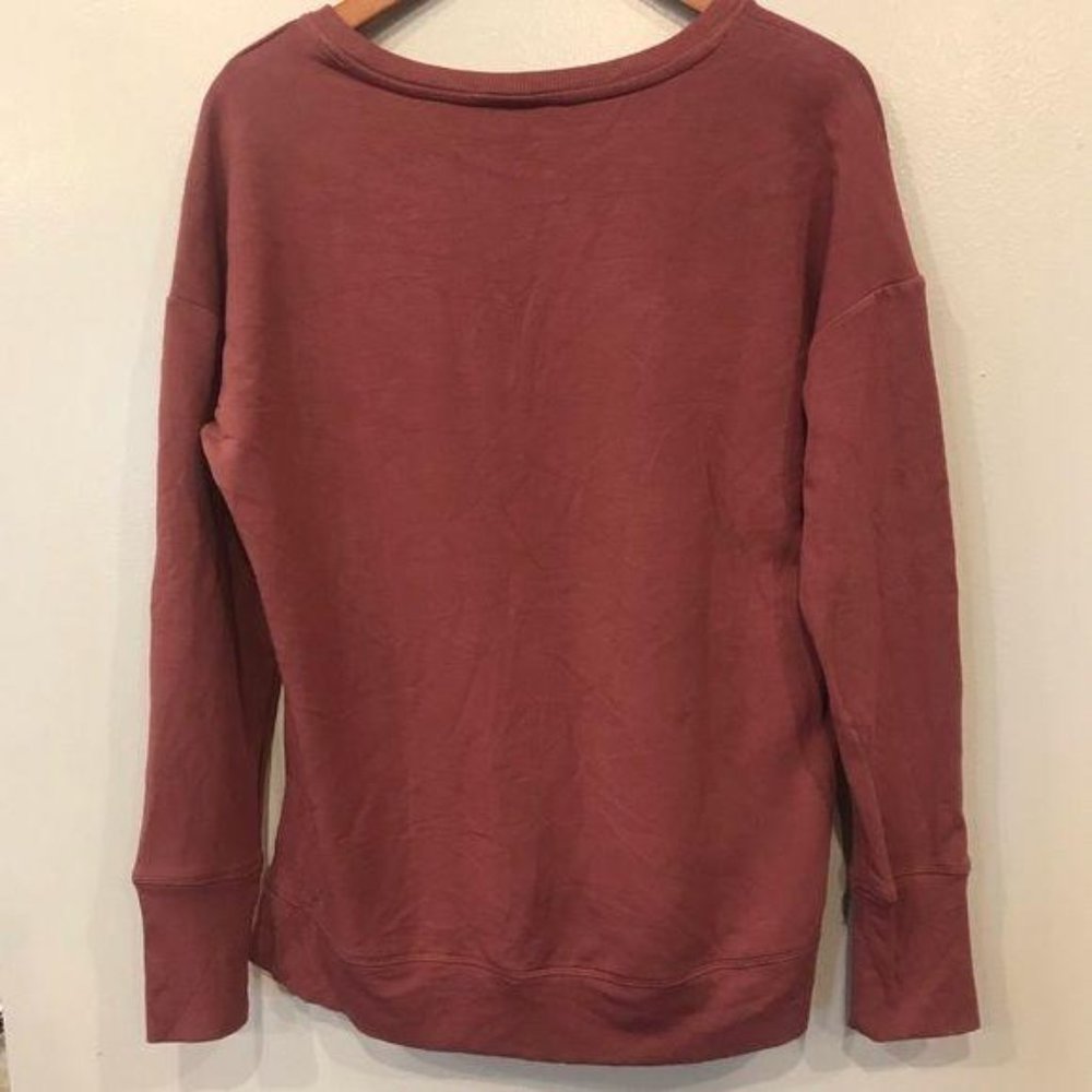 Nwt Active Life Split Hem Sweatshirt Crushed Berry - image 3